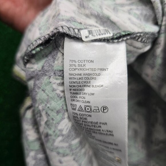 Tommy Bahama Shirt Mens Large Button Up Hawaiian Camp Summer Beach Casual‎ FLAW - Picture 12 of 13